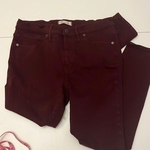 Madewell 9” high rise skinny